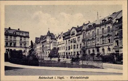 Ak Reichenbach im Vogtland, Weinholdstraße