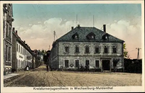 Ak Wechselburg in Sachsen, Kreisturnerjugendheim Wechselburg Mudental
