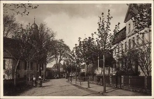 Ak Zöblitz Marienberg im Erzgebirge, Schulstraße