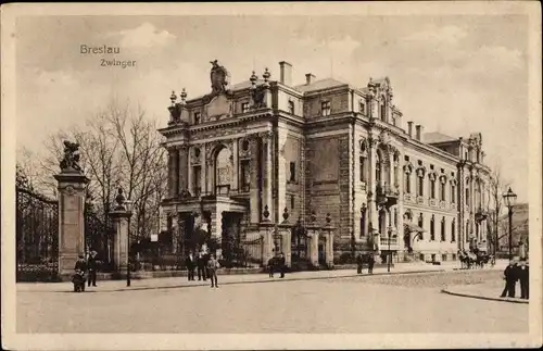 Ak Wrocław Breslau Schlesien, Zwinger