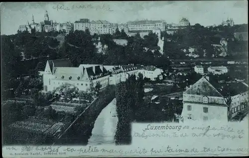 Ak Luxemburg Luxembourg, Totalansicht