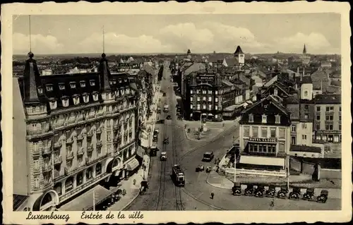 Ak Luxemburg Luxembourg, Entree de la ville
