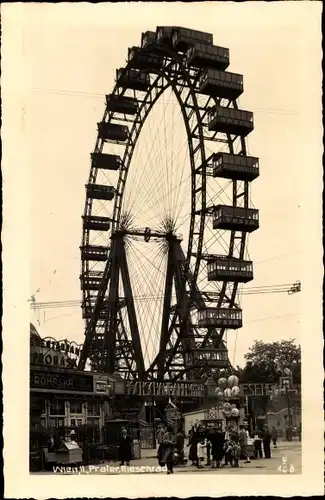 Ak Wien 2 Leopoldstadt, Prater, Riesenrad