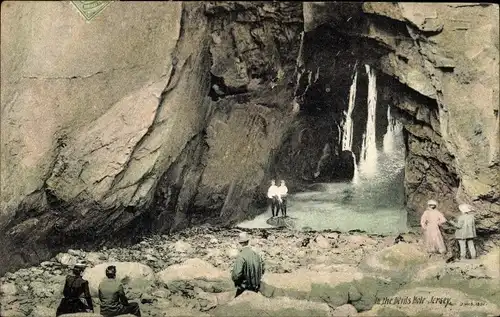 Ak Kanalinsel Jersey, Höhle