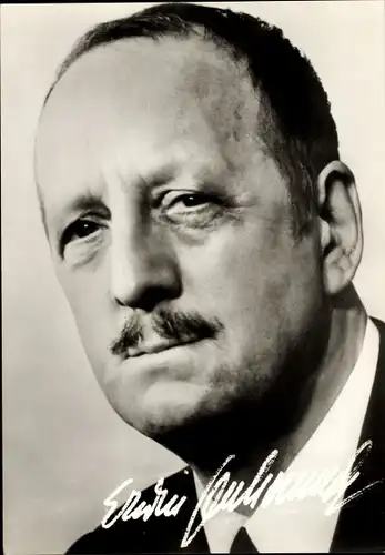 Ak Schauspieler Erwin Geschonneck, Portrait, Wählt die Kandidaten der Nationalen Front, Wahl 1967