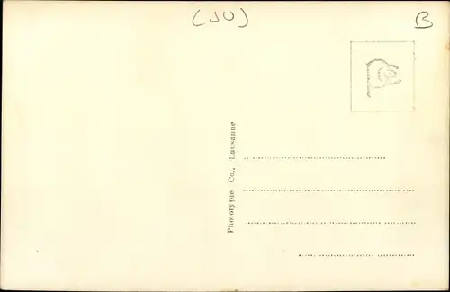 Ak Porrentruy Kanton Jura Schweiz, Durchblick zum Ort
