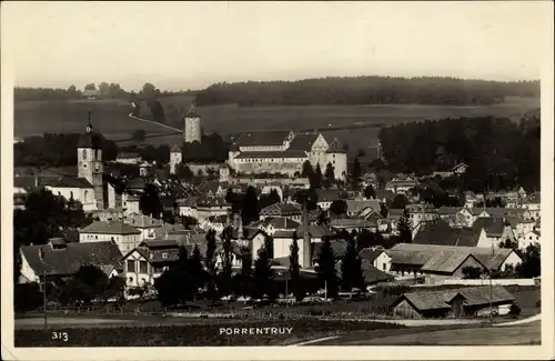 Ak Porrentruy Kanton Jura Schweiz, Gesamtansicht