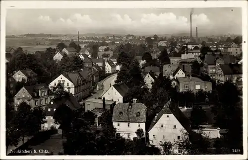 Ak Neukirchen Klaffenbach im Erzgebirge Sachsen, Blick über die Dächer der Stadt