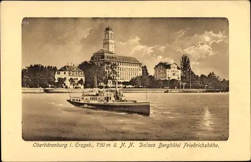 Ak Bärenburg Altenberg im Erzgebirge, Dolzes Berghotel Friedrichshöhe