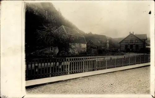 Foto Ak Brebach Fechingen Saarbrücken im Saarland, Ortspartie, Gasthaus Kurt Lurtz?