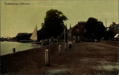 Ak Uithoorn Nordholland Niederlande, Postkantoor