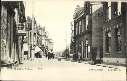 Ak Ijmuiden Velsen Nordholland Niederlande, Kanaalstraat