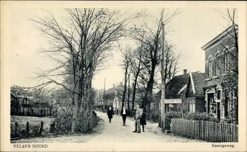 Ak Velsen Noord Nordholland Niederlande, Koningsweg