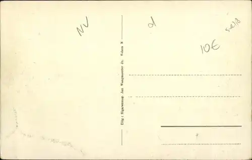 Ak Velsen Nordholland Niederlande, Melklaan