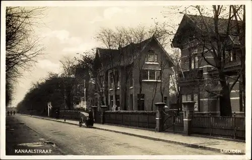 Ak Ijmuiden Nordholland, Kanaalstraat