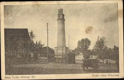 Ak Litauen, Neue Troki, Wilnaer Straße