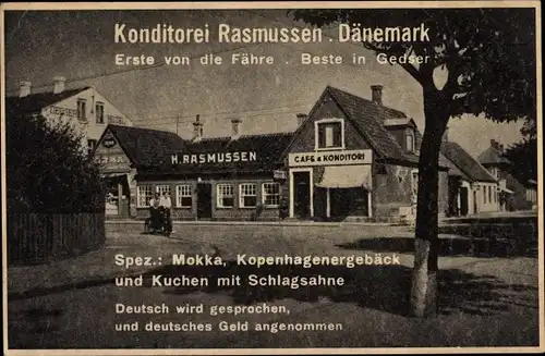 Ak Dänemark, Café und Konditorei Rasmussen