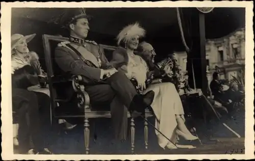 Ak König Leopold III. von Belgien, Astrid von Schweden