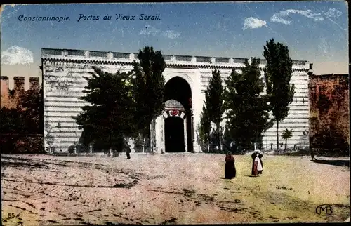 Ak Konstantinopel Istanbul Türkei, Portes du Vieux Serail