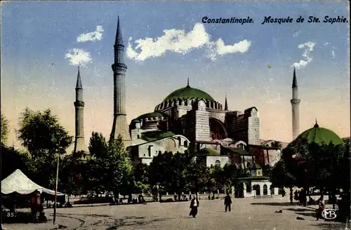 Ak Konstantinopel Istanbul Türkei, Mosquée de Ste. Sophie