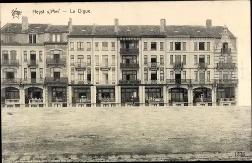 Ak Knokke Heist Heyst Knocke sur Mer Westflandern, La Digue