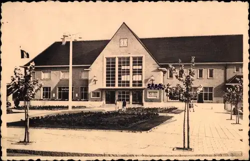 Ak Knokke Heist Heyst Knocke sur Mer Westflandern, La Gare, Station