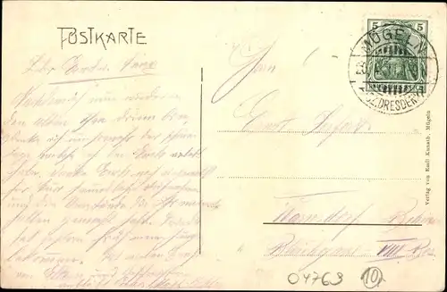 Ak Mügeln Heidenau Sachsen, Schule