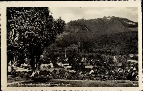 Ak Erdmannsdorf Augustusburg im Erzgebirge, Panorama