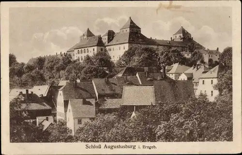 Ak Augustusburg im Erzgebirge, Schloss