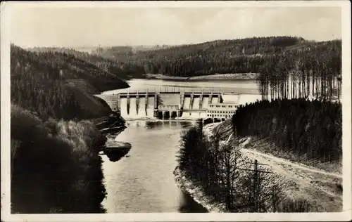 Ak Kriebstein Sachsen, Zschopau Talsperre