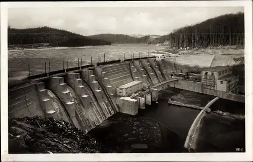 Ak Kriebstein Sachsen, Zschopau Talsperre