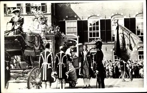 Ak Den Haag Südholland, Juliana der Niederlande, Staten Generaal, 1955