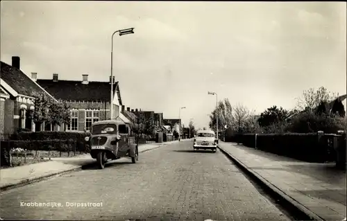 Ak Krabbendijke Zeeland, Dorpsstraat