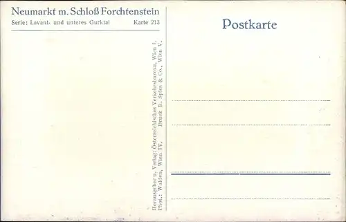 Ak Neumarkt in der Steiermark, Schloss Forchtenstein