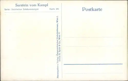 Ak Steiermark, Sarstein vom Kampl