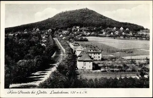 Ak Klein Biesnitz Görlitz Lausitz, Panorama mit Landreskrone