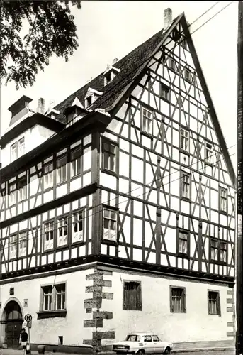 Ak Erfurt in Thüringen, Haus Zum Grünen Sittich und Gekrönten Hecht, Lenninstraße 178