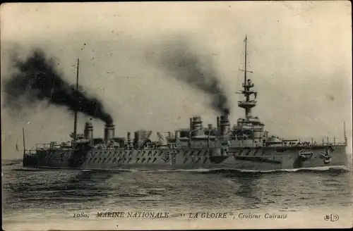 Ak Französisches Kriegsschiff, Croiseur Cuirassé La Gloire