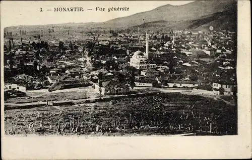 Ak Bitola Monastir Mazedonien, Gesamtansicht