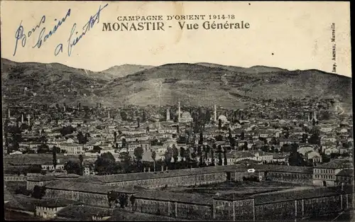 Ak Bitola Monastir Mazedonien, Gesamtansicht