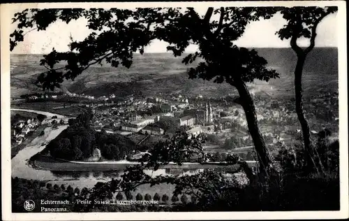 Ak Echternach Luxemburg, Petite Suisse Luxembourgeoise, Panorama