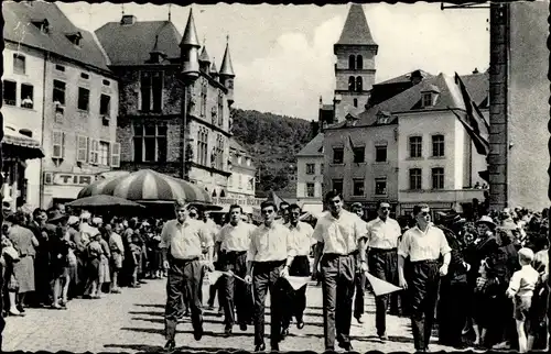 Ak Echternach Luxemburg, Tanzprozession