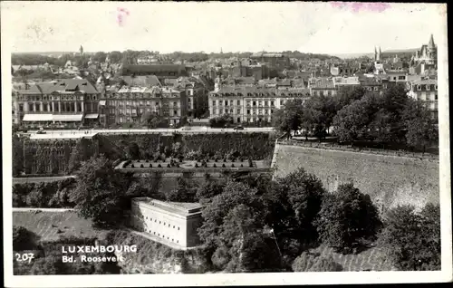 Ak Luxembourg Luxemburg, Boulevard Roosevelt