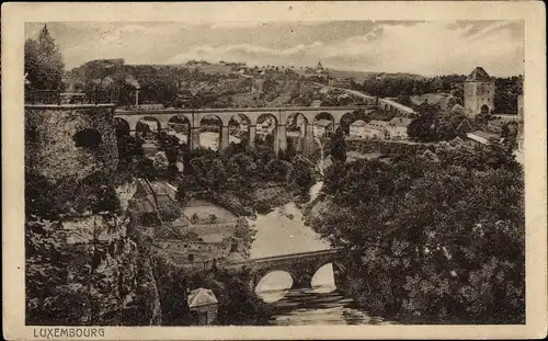 Ak Luxembourg Luxemburg, Übersicht