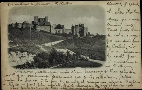Ak Dover Kent England, Castle