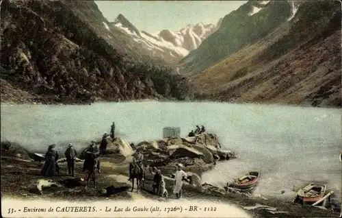 Ak Cauterets Hautes Pyrenäen, der See von Gaube