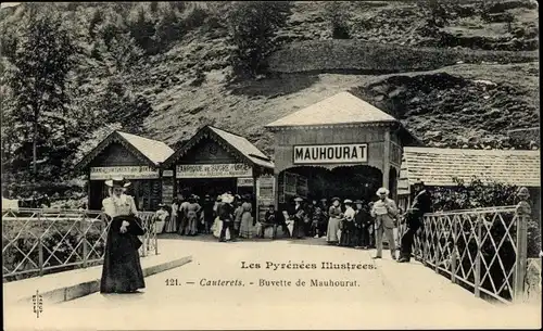 Ak Cauterets Hautes Pyrenäen, Buvette de Mauhourat