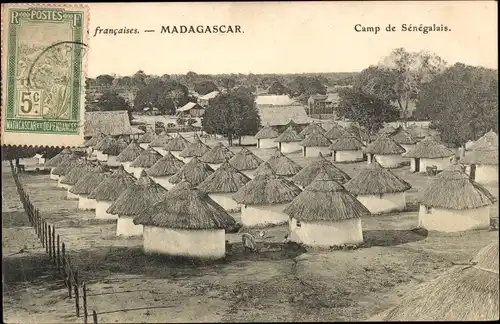 Ak Antananarivo Tananarive Madagaskar, Camp de Sénégalais