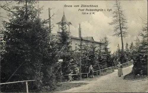Ak Auerbach im Vogtland Sachsen, Zöbischhaus