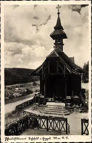 Ak Rehefeld Zaunhaus Altenberg im Erzgebirge, Kirche